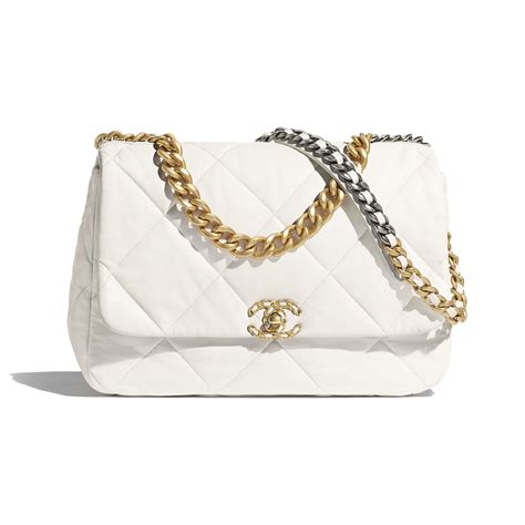 chanel white travel bag|authentic chanel bag.